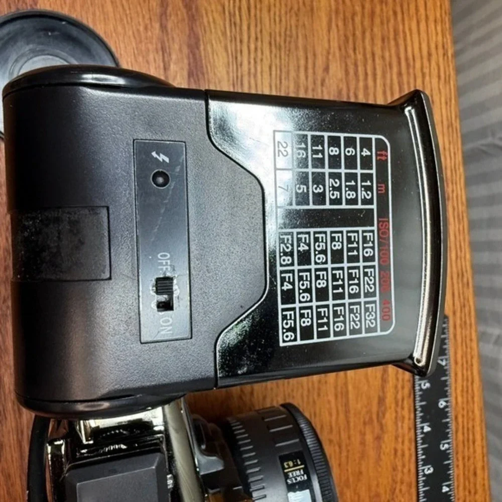 VTG Olympia GM8426 Camera 35mm‎ Flash strap box kit WORKS clean